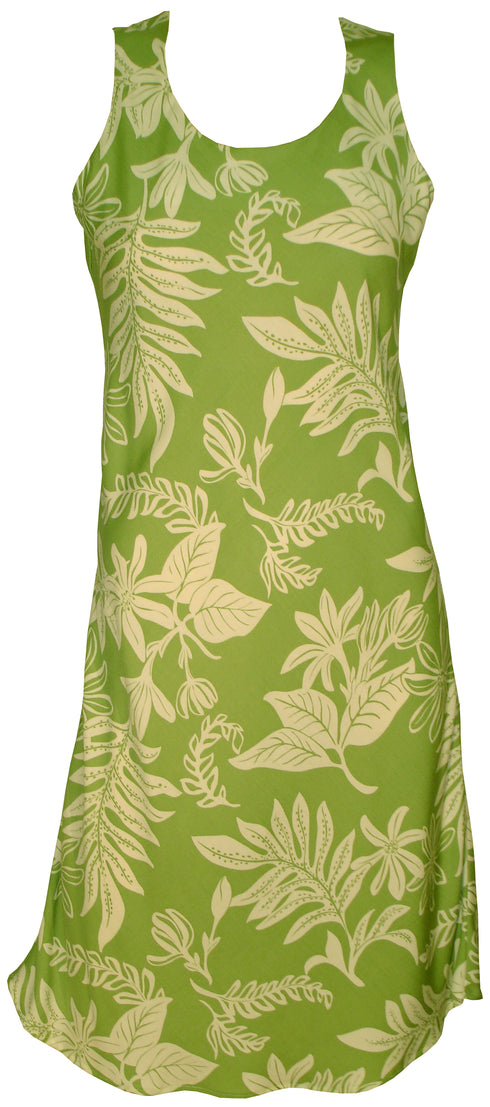 Tiare Women's Short Tank Flared Hawaiian Dress